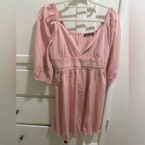 Light pink flowy dress